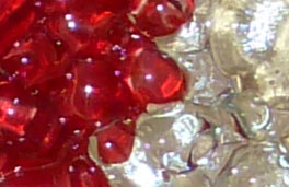 Red Heart Fused Glass Wall Art Zoom